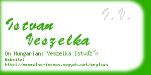 istvan veszelka business card